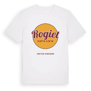 Rogiet cirkel t-shirt – ekologisk bomull t-shirt från Pinshirt
