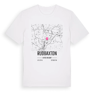 Rudbaxton karta t-shirt – ekologisk bomull t-shirt från Pinshirt