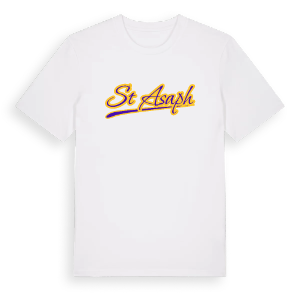 St Asaph baseball t-shirt – ekologisk bomull t-shirt från Pinshirt
