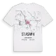 St Asaph karta t-shirt