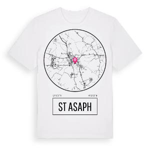 St Asaph t-shirt – ekologisk bomull t-shirt från Pinshirt