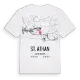 St. Athan karta t-shirt