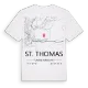St. Thomas karta t-shirt