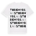 Tongwynlais ordlek t-shirt