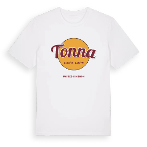 Tonna cirkel t-shirt – ekologisk bomull t-shirt från Pinshirt