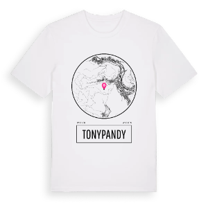 Tonypandy t-shirt – ekologisk bomull t-shirt från Pinshirt