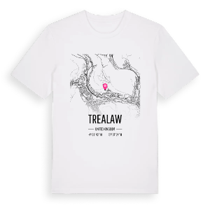 Trealaw karta t-shirt – ekologisk bomull t-shirt från Pinshirt