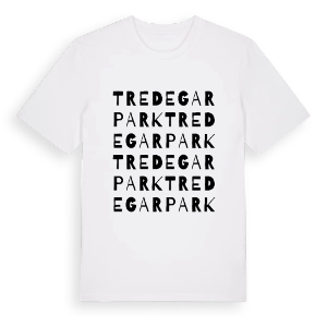 Tredegar Park ordlek t-shirt – ekologisk bomull t-shirt från Pinshirt