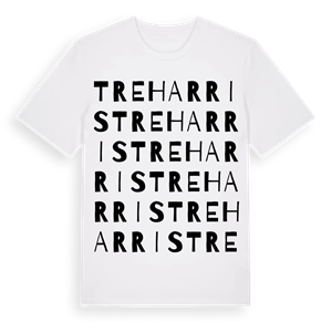 Treharris ordlek t-shirt – ekologisk bomull t-shirt från Pinshirt