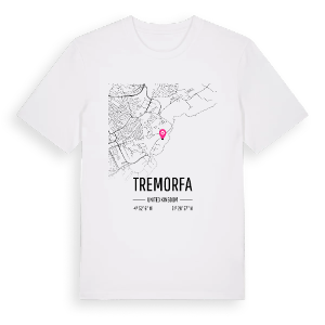 Tremorfa karta t-shirt – ekologisk bomull t-shirt från Pinshirt
