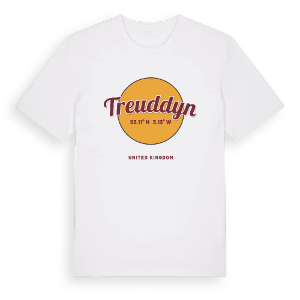 Treuddyn cirkel t-shirt – ekologisk bomull t-shirt från Pinshirt
