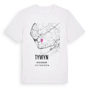 Tywyn karta t-shirt – ekologisk bomull t-shirt från Pinshirt