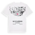 Vale of Glamorgan karta t-shirt