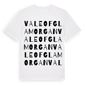 Vale of Glamorgan ordlek t-shirt – ekologisk bomull t-shirt från Pinshirt