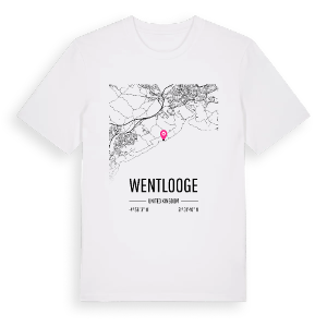 Wentlooge karta t-shirt – ekologisk bomull t-shirt från Pinshirt