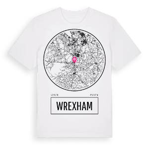 Wrexham t-shirt – ekologisk bomull t-shirt från Pinshirt