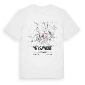 Ynysawdre karta t-shirt – ekologisk bomull t-shirt från Pinshirt