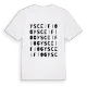 Ysceifiog ordlek t-shirt