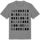 Mid Heather Gray t-shirt med Abborrbodarna ordlek t-shirt