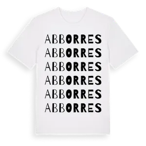 Abborres ordlek t-shirt – ekologisk bomull t-shirt från Pinshirt
