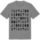Mid Heather Gray t-shirt med Äbbtjärnberget ordlek t-shirt
