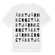 Äbbtjärnberget ordlek t-shirt