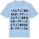 Blue Soul t-shirt med Acktjärns Knippa ordlek t-shirt