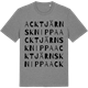 Mid Heather Gray t-shirt med Acktjärns Knippa ordlek t-shirt