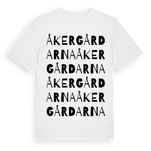 Åkergårdarna ordlek t-shirt – ekologisk bomull t-shirt från Pinshirt