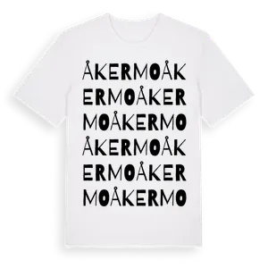 Åkermo ordlek t-shirt – ekologisk bomull t-shirt från Pinshirt