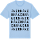 Blue Soul t-shirt med Åkern ordlek t-shirt