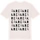 Vintage White t-shirt med Åkre ordlek t-shirt