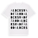 Aldersvad fäbod ordlek t-shirt