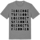 Mid Heather Gray t-shirt med Älgbergets fäbod ordlek t-shirt
