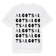 Algots ordlek t-shirt