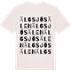 Vintage White t-shirt med Älgsjösälen ordlek t-shirt