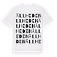 White t-shirt med Ällheden ordlek t-shirt
