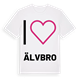 Jag älskar Älvbro t-shirt stort tryck