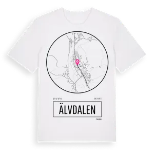 Älvdalen t-shirt – ekologisk bomull t-shirt från Pinshirt