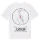White t-shirt med Älvdalen t-shirt