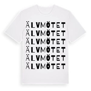 Älvmötet ordlek t-shirt – ekologisk bomull t-shirt från Pinshirt