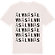 Vintage White t-shirt med Älvnäs ordlek t-shirt