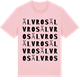 Pink Cotton t-shirt med Älvros ordlek t-shirt