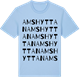 Blue Soul t-shirt med Amshyttan ordlek t-shirt
