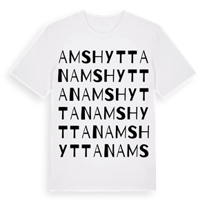 Amshyttan ordlek t-shirt – ekologisk bomull t-shirt från Pinshirt