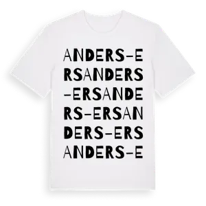 Anders-Ers ordlek t-shirt – ekologisk bomull t-shirt från Pinshirt