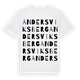 Andersviksberg ordlek t-shirt
