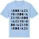 Blue Soul t-shirt med Andrakebyn ordlek t-shirt