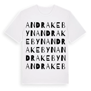 Andrakebyn ordlek t-shirt – ekologisk bomull t-shirt från Pinshirt