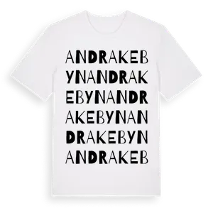 Andrakebyn ordlek t-shirt – ekologisk bomull t-shirt från Pinshirt